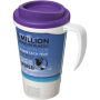 Brite-Americano® grande 350 ml insulated mug - White/Purple Brite-Americano® grande 350 ml insulated mug - White/Purple