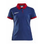 Pro Control Poloshirt W Nav/Bri Red M