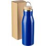 Gerecycled roestvrijstalen fles Aline zwart Gerecycled roestvrijstalen fles Aline zwart