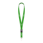 Afneembare polyester lanyard in Pantone-kleur met zeefdruk en ovale haak Afneembare polyester lanyard in Pantone-kleur met zeefdruk en ovale haak