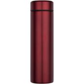 Taylor 450 ml dubbelwandige roestvrijstalen fles met theefilter - Rood