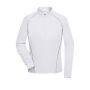Ladies' Sports Shirt Longsleeve white/silver XS