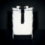 BRIGHT ROLLPACK - Reflecterende rolltop rugzak - Mat Zilver