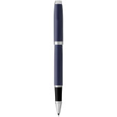 Parker IM rollerbalpen (zwarte inkt) - Blauw/Zilver