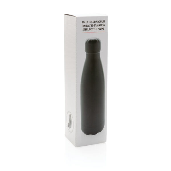 Unikleur vacuum roestvrijstalen fles 750ml, zwart Unikleur vacuum roestvrijstalen fles 750ml, zwart