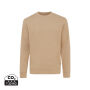 Iqoniq Denali gerecycled katoen sweater ongeverfd, heather brown (XXS)