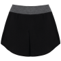 Rok met ingewerkte short Black / Marl Dark Grey S