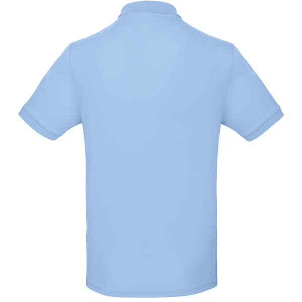 Men's organic polo shirt Sky Blue M Men's organic polo shirt Sky Blue M