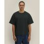 Hazener - Het unisex relaxed interlock T-shirt - Black (XXS) Hazener - Het unisex relaxed interlock T-shirt - Black (XXS)