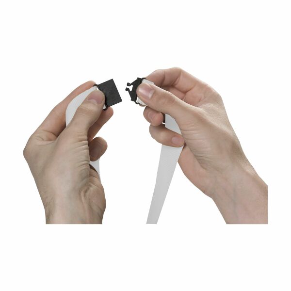 KeyCordSafety 2,4 cm Schlüsselband - weiß KeyCordSafety 2,4 cm Schlüsselband - weiß
