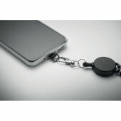 RETRO - Intrekbare telefoonhouder - Zwart RETRO - Intrekbare telefoonhouder - Zwart