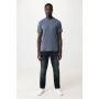IQONIQ Manuel gerecycled katoen t-shirt ongeverfd, heather navy (XXS)