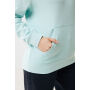 IQONIQ Rila lichtgewicht gerecycled katoen hoodie, crushed mint (XXXL)