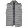 Men’s lightweight sleeveless down jacket marl silver L