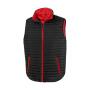THERMOQUILT GILET, BLACK/RED, S, RESULT