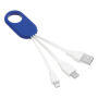 Oplaadkabel GET THREE blauw