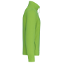 Enzo - Fleece met ritskraag Lime S