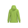 Eco damessweater met capuchon Lime XS