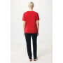 IQONIQ Yala dames lichtgewicht gerecycled katoen t-shirt, rood (L)