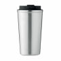 BRACE + - Dubbelwandige beker 510 ml - Mat Zilver
