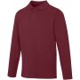 Calgary 180 g/m² herenpolo met lange mouwen - Diep bordeauxrood - L