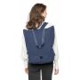 Gerecyclede polycotton (330 gsm) totepack Osric blauw