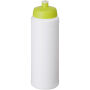 Baseline® Plus 750 ml drinkfles met sportdeksel - Wit/Lime