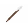 Balpen Baron 03 colour recycled hardcolour - Bruin / Wit