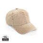 BEAU AWARE™ Washed 6 panel 270gsm cotton twill cap, beige BEAU AWARE™ Washed 6 panel 270gsm cotton twill cap, beige