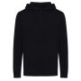 IQONIQ Rila lichtgewicht gerecycled katoen hoodie, zwart (XXXL)
