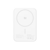 Urban Vitamin Pomona 5000mAh Qi2.2 25W magnetische powerbank, zilver