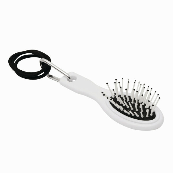 COIFFEUR - Reisborstel met haarelastiekjes