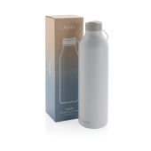 Avira Avior RCS gerecycled roestvrijstalen fles 1L, wit