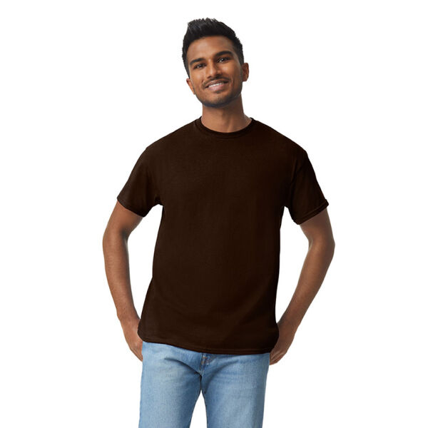 Gildan T-shirt Heavy Cotton for him 105 dark chocolate 4XL