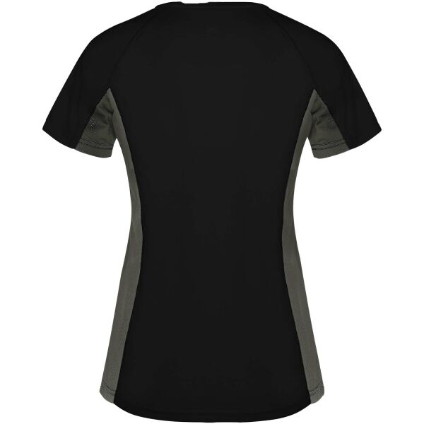 Shanghai sportshirt met korte mouwen voor dames - Zwart/Donkerlood - roly-2XL Shanghai sportshirt met korte mouwen voor dames - Zwart/Donkerlood - roly-2XL