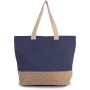Rustieke shopper/reistas Patriot Blue / Natural One Size
