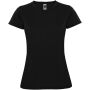 Montecarlo sportshirt met korte mouwen voor dames - Zwart - XL