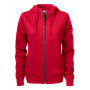 Printer Overhead Lady full zip hoody Red XS
