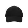5 Panel Cap Heavy Cotton black one size