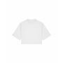 Stella Raya - Het dames cropped T-shirt van gerecycled katoen - XL