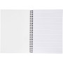 Desk-Mate® A4 notebook synthetic cover - White/Solid black