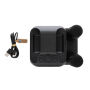 Singvibe RCS gerecycled plastic karaokeset met 2 microfoons, zwart