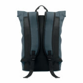 LAPTOSA - Laptop 15" rolltop PU rugzak - Marineblauw