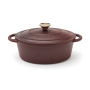 VINGA Monte geëmailleerde gietijzeren pan 3,5L, burgundy
