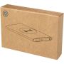 Juice type-C draadloze powerbank van 4000 mAh van gerecycled aluminium - Zwart