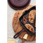 VINGA Monte enamelled grill pan, burgundy