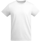 Breda kortärmad T-shirt för herr - Vit - S
