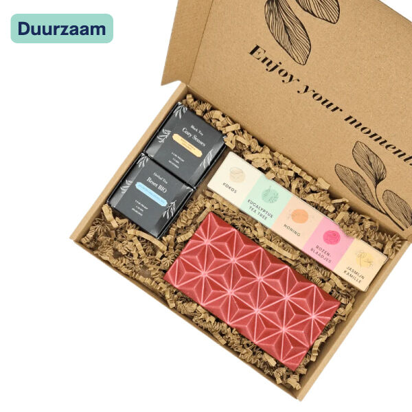 Zeep, Thee & Chocolade I Verwenbox Zeep, Thee & Chocolade I Verwenbox
