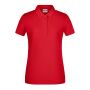Ladies' Basic Polo red S