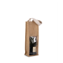 Flessentas van jute Natural / Gold One Size